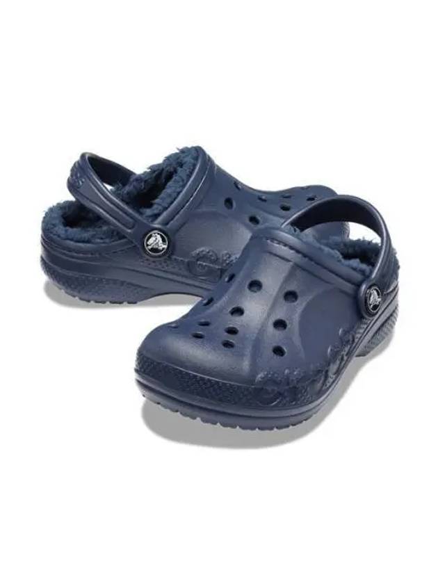 KIDS BAYA LINED CLOG K NAVY 23FKCL207500 - CROCS - BALAAN 1