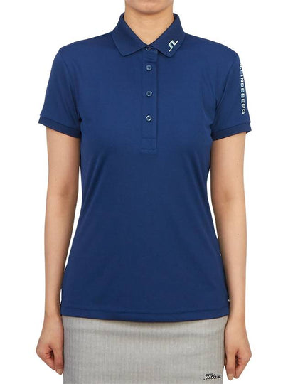 Golf wear women s collar short sleeve t shirt GWJT09006 O341 - J.LINDEBERG - BALAAN 2