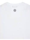 Institutional Two Print Short Sleeve T-Shirt White - STONE ISLAND - BALAAN 3