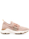 Kate Technical Fabric Low Top Sneakers Pink - TOD'S - BALAAN 1