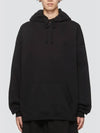 Logo Embroidered Hoodie Black - VETEMENTS - BALAAN 2