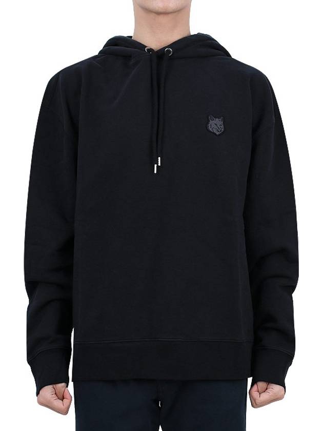 Bold Fox Head Patch Oversize Hoodie Black - MAISON KITSUNE - BALAAN 2