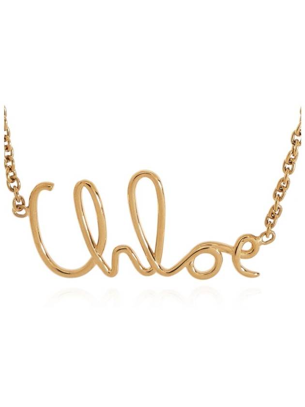 Logo Necklace Gold - CHLOE - BALAAN 5