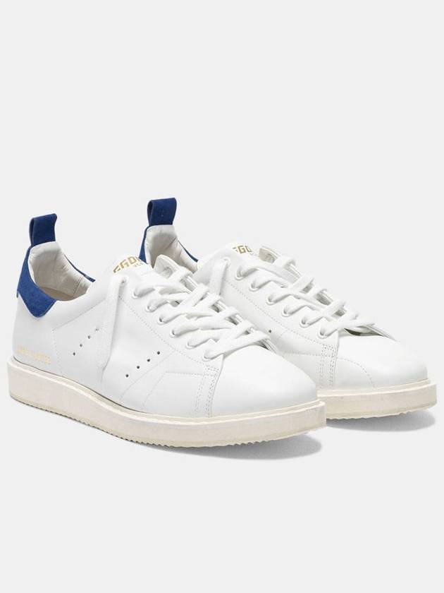 Starter Low Top Sneakers Blue White - GOLDEN GOOSE - BALAAN 3