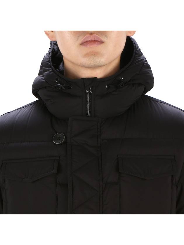 Le Eskimo Goose Down Padding Black - HERNO - BALAAN.