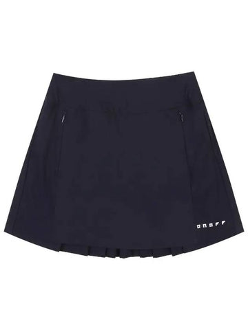 Inverted Pleated Detail Culottes OF4023LANAVY - ONOFF - BALAAN 1