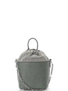 5AC Number Logo Texture Leather Bucket Bag Time - MAISON MARGIELA - BALAAN 4