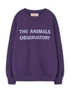 Kids Logo Sweatshirt Violet F24124 195BG - THE ANIMALS OBSERVATORY - BALAAN 1