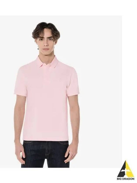 Men s PARIS Short Sleeve Polo Light Pink - LACOSTE - BALAAN 1