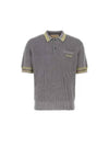 Chunky Knit Polo Shirt Mercury - MARNI - BALAAN 2