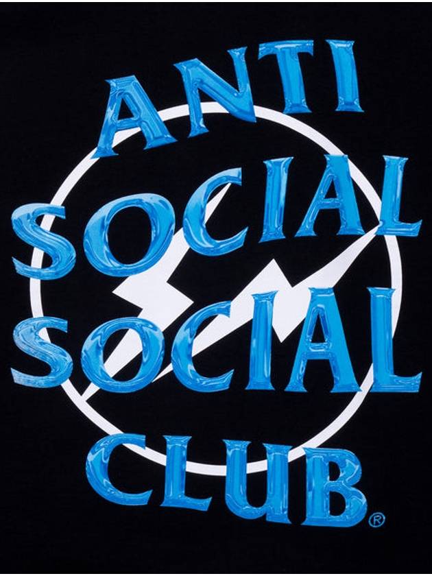 x fragment t shirt black blue short sleeve - ANTI SOCIAL SOCIAL CLUB - BALAAN 4