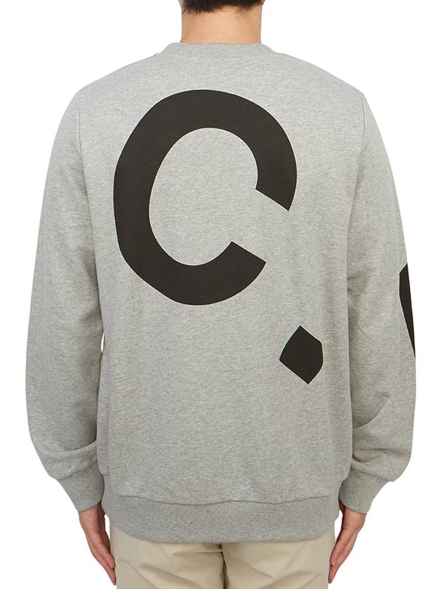 Cory Big Logo Cotton Sweatshirt Grey - A.P.C. - BALAAN 3