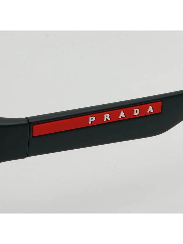 Eyewear Linea Rossa Square Sunglasses Black - PRADA - BALAAN 6