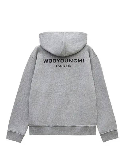 Back logo hooded zip up gray - WOOYOUNGMI - BALAAN 2