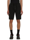 Men's Wappen Training Shorts Black - STONE ISLAND - BALAAN 6