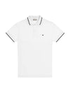 Embroidery Bee Polo Shirt White - DIOR - BALAAN 1