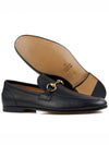 Jordaan Leather Loafers Black - GUCCI - BALAAN 6