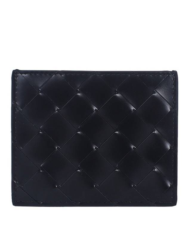 Intrecciato Card Wallet Black - BOTTEGA VENETA - BALAAN 1