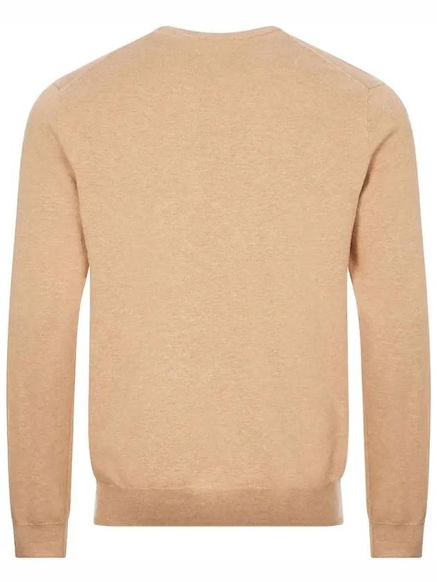 Embroidery Pony Logo Crew Neck Knit Top Camel - POLO RALPH LAUREN - BALAAN 4