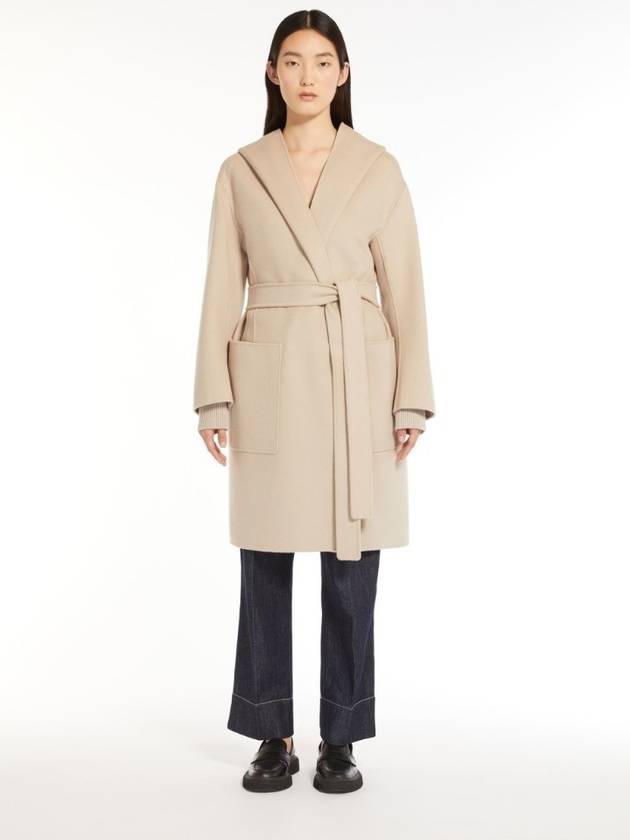 24SS PRISCILLA Virgin Hooded Wool Belt Coat 064 Natural Beige IT36 IT38 IT40 IT4290110741 064 - MAX MARA - BALAAN 1