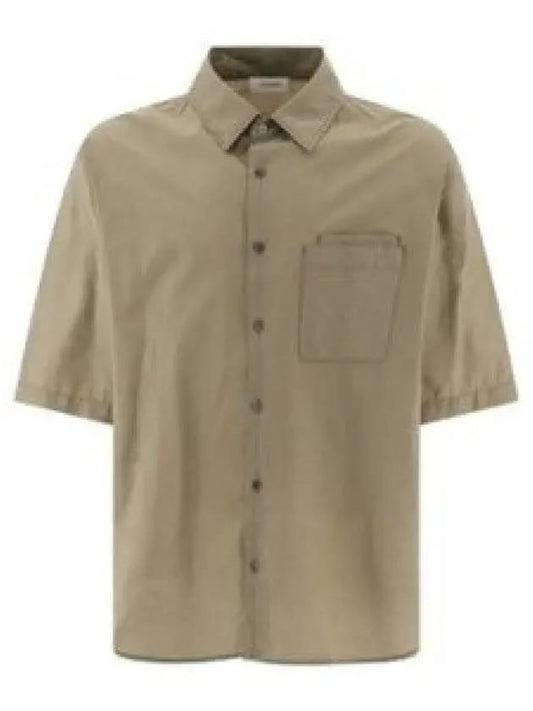 Double Pocket Long Sleeve Shirt Khaki - LEMAIRE - BALAAN 2