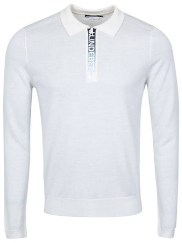 Merino Wool Arran Zipper Golf Knit Sweater - J.LINDEBERG - BALAAN 1