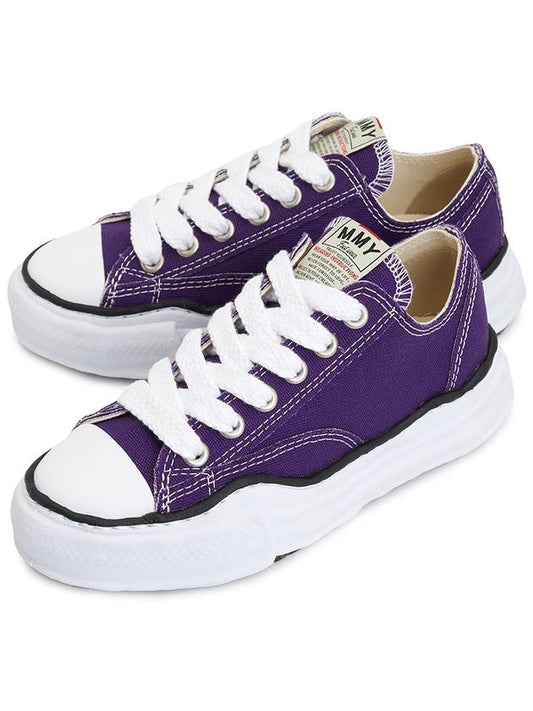 Peterson Original Sole Canvas Low Top Sneakers Purple - MIHARA YASUHIRO - BALAAN 2
