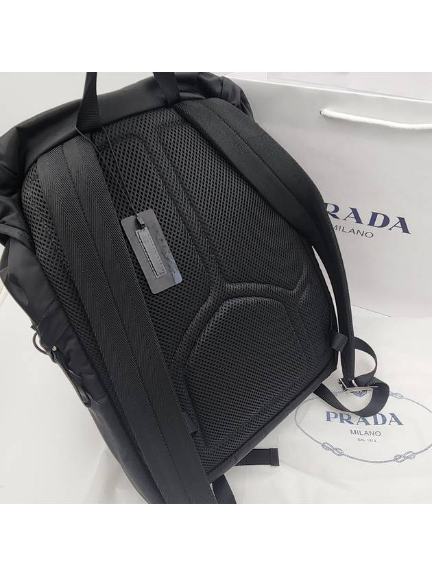 Triangle Logo Tesuto Nylon Backpack Black - PRADA - BALAAN 3