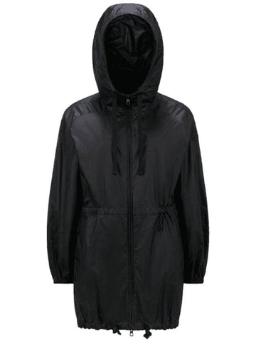 Women's Airelle Hooded Jacket Black - MONCLER - BALAAN 1