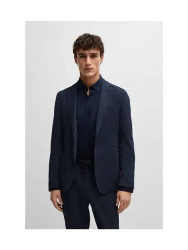 Seersucker single two button jacket slim fit 50514616 404 - BOSS - BALAAN 1