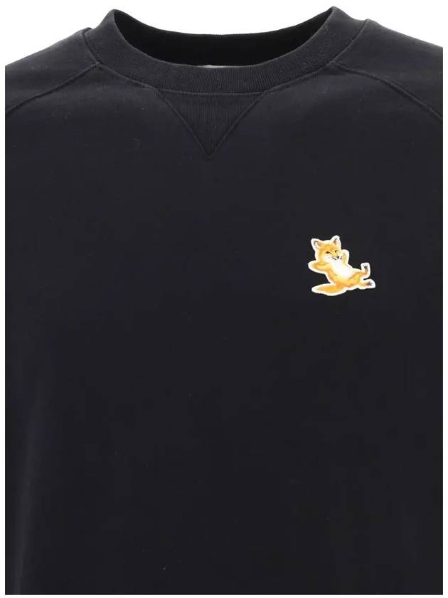 Chillax Fox Patch Classic Sweatshirt Black - MAISON KITSUNE - BALAAN 5