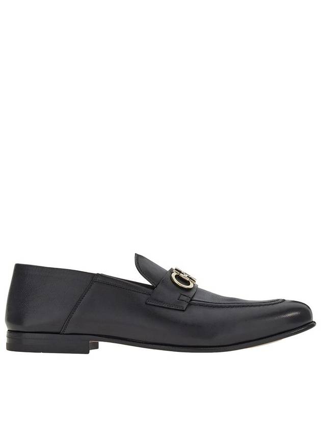 Gancini Ornament Loafer Black - SALVATORE FERRAGAMO - BALAAN 2