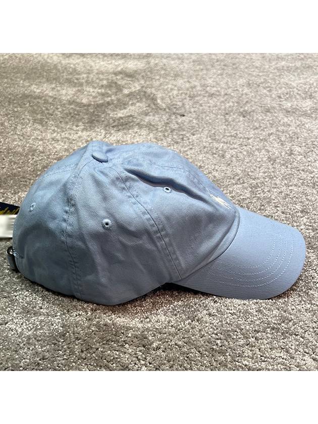 Embroidered Pony Logo Ball Cap Light Blue - POLO RALPH LAUREN - BALAAN 4