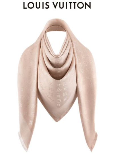 Monogram Classic Silk Scarf Beige - LOUIS VUITTON - BALAAN 2