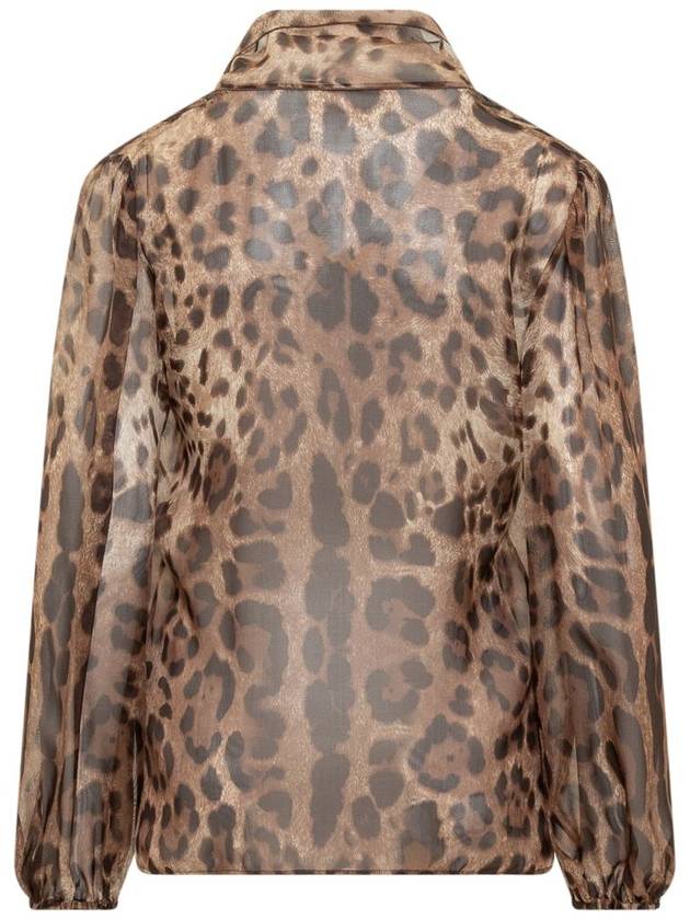 23 fw silk shirt WITH animal rear print F5N70TIS1MNHY13M B0650654574 - DOLCE&GABBANA - BALAAN 3