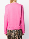 Box Logo Cotton Sweatshirt Pink - MSGM - BALAAN 5