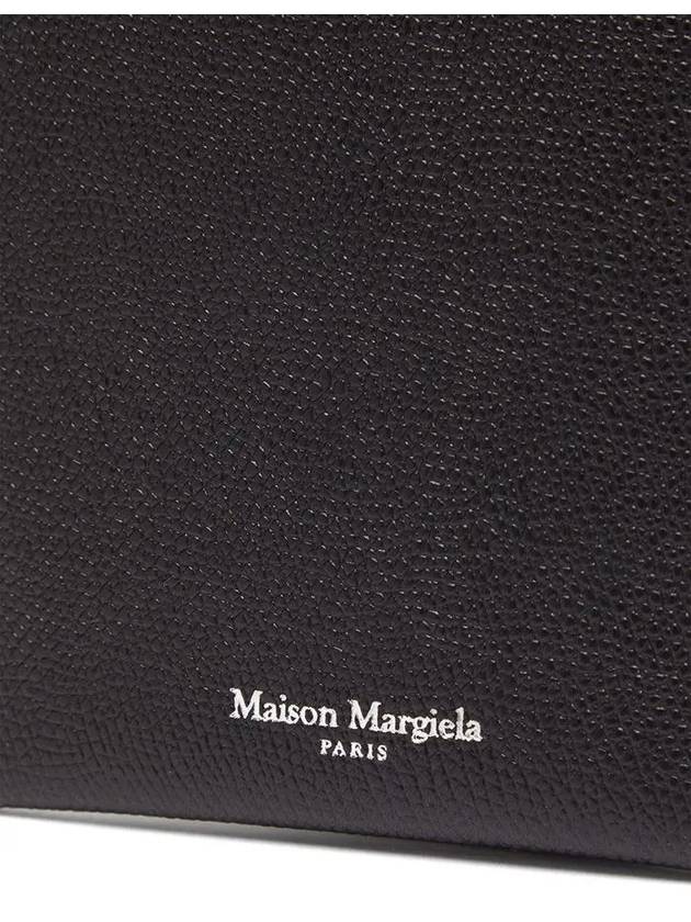 Four Stitch Leather Phone Holder Cross Bag Black - MAISON MARGIELA - BALAAN 4