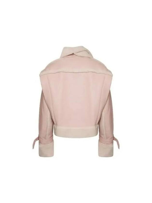 Feng Chen Wang Double Side Sherpa Mustang Jacket FUF16JK37P PINK - FENG CHEN WANG - BALAAN 2