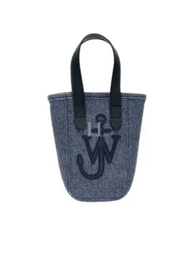 Anchor Patch Mini Belt Tote Bag Blue - JW ANDERSON - BALAAN 2