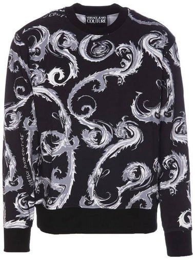 Chromo Couture Sweatshirt Black - VERSACE - BALAAN 1