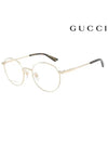 Eyewear Women s Round Glasses Frame Gold - GUCCI - BALAAN 3