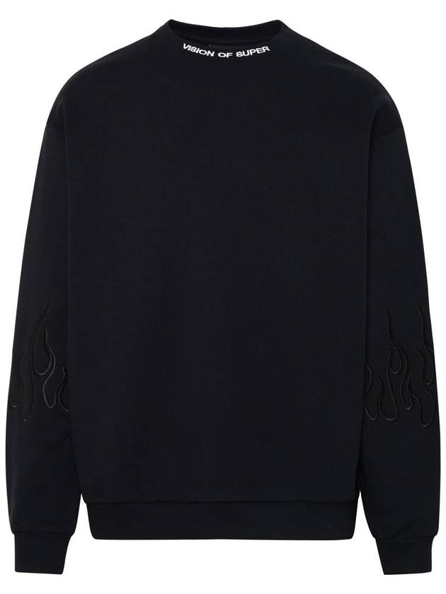 Vision Of Super Black Cotton Sweatshirt - VISION OF SUPER - BALAAN 1