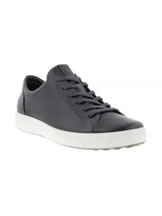 Soft 7 M Low Top Sneakers Titanium - ECCO - BALAAN 1