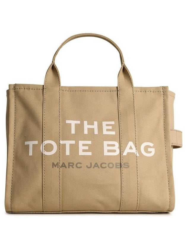 Logo Medium Canvas Tote Bag Beige - MARC JACOBS - BALAAN 2