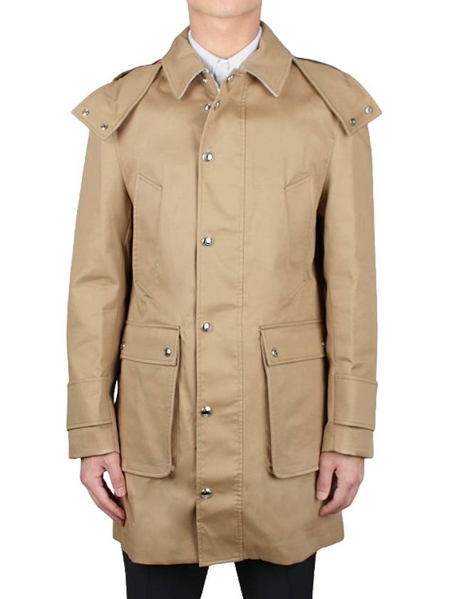 Mackintosh Snap Front Rain Parka Beige - THOM BROWNE - BALAAN 3