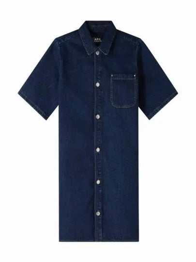 Venice Short Dress Stonewashed Indigo - A.P.C. - BALAAN 2