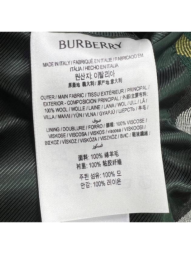 Men s Green Check Blazer Jacket - BURBERRY - BALAAN 9