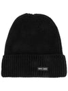 Canot Soft Wool Beanie Black - SAINT JAMES - BALAAN 2