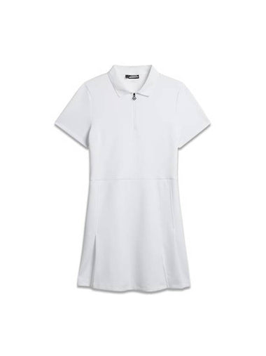 Women's Kanai Short Dress White - J.LINDEBERG - BALAAN 1