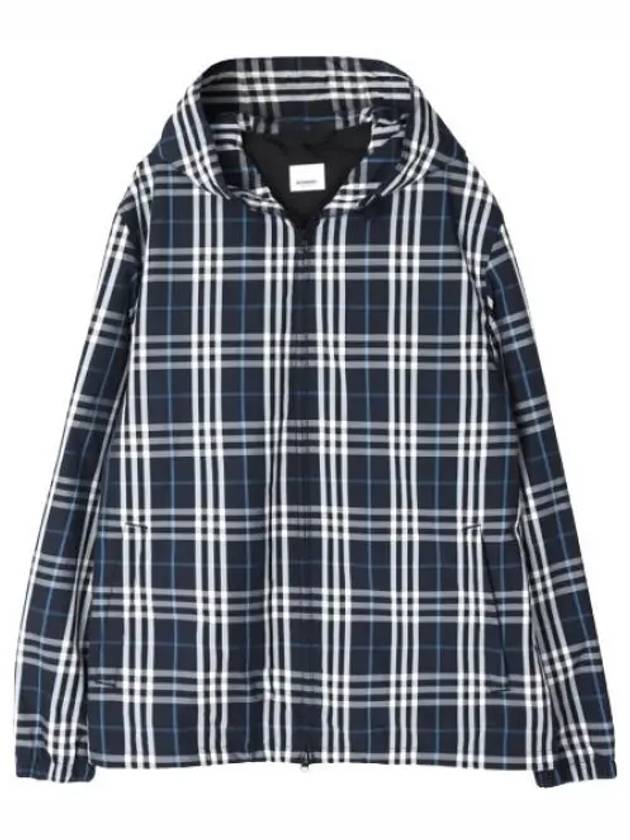 checked hooded jacket - BURBERRY - BALAAN 1